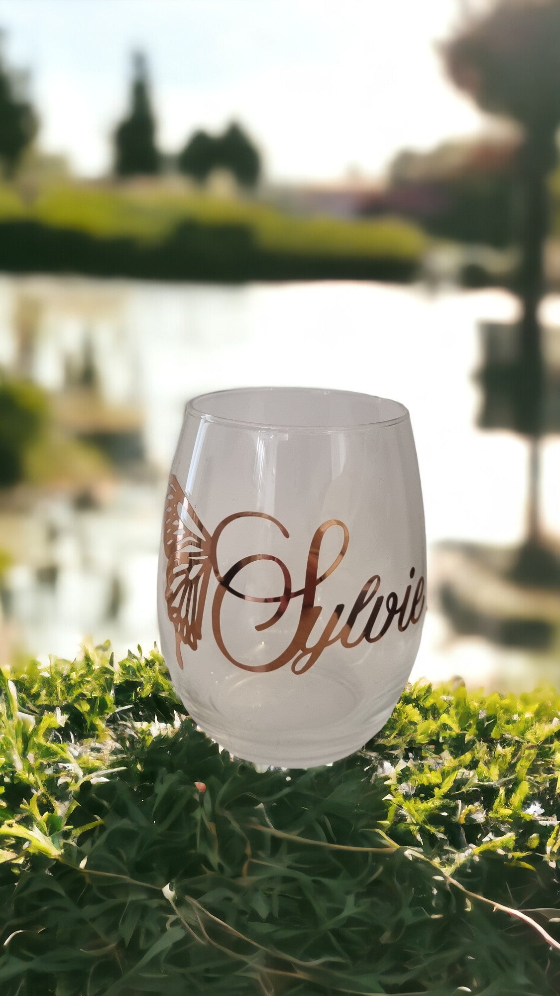 Personalized Stemless Glass