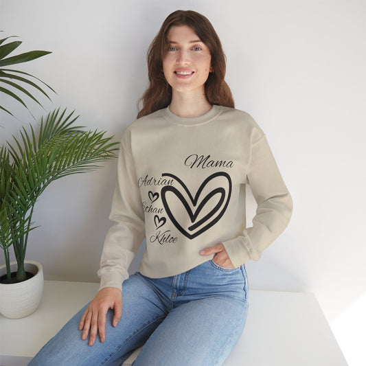 Personalised Sweatshirt with custom names - Gift Boutique