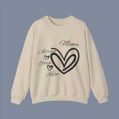 Personalised Sweatshirt with custom names - Gift Boutique