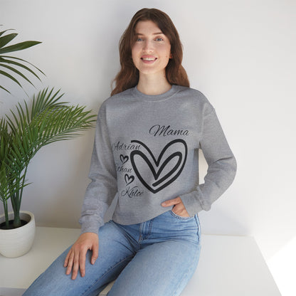 Personalised Sweatshirt with custom names - Gift Boutique